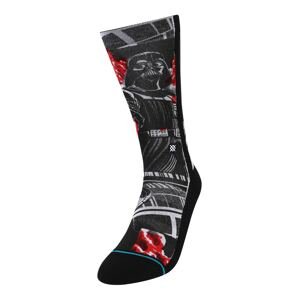 Stance Športové ponožky 'MANGA VADER'  čierna / sivá / červená