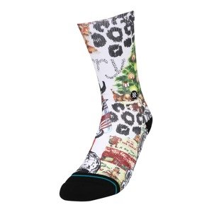 Stance Športové ponožky 'MERRY KRAMPUS'  biela / čierna / zelená / nebielená / hnedá