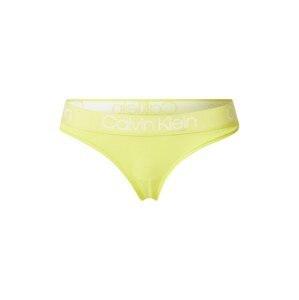 Calvin Klein Underwear Tangá 'THONG'  žltá / biela