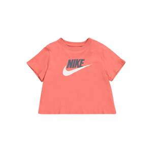 Nike Sportswear Tričko  rosé / tmavomodrá / biela