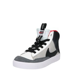 Nike Sportswear Tenisky 'Blazer Mid '77'  sivá / svetlosivá / červená / čierna / biela