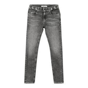 Calvin Klein Jeans Džínsy 'CONCRETE'  sivý denim / biela