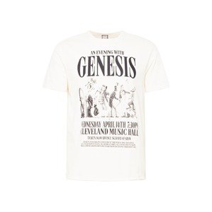 AMPLIFIED Tričko 'GENESIS WORLD'  čierna / biela