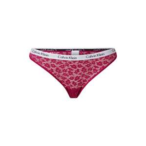 Calvin Klein Underwear Nohavičky  červeno-fialová / biela / čierna