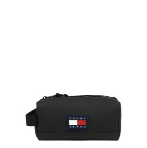 Tommy Jeans Hygienická taška  čierna / biela / červená / tmavomodrá