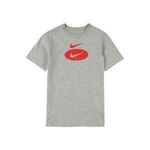 Nike Sportswear Tričko 'CORE'  červená / sivá melírovaná