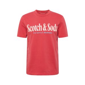 SCOTCH & SODA Tričko  svetločervená / ružová / svetlomodrá