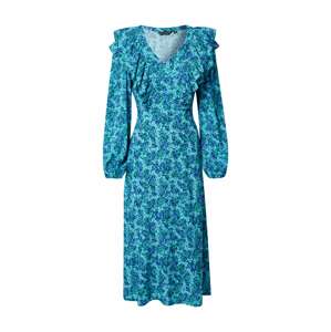 Dorothy Perkins Košeľové šaty  modrá / tmavomodrá / mätová