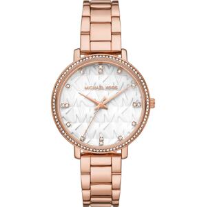 Michael Kors Analógové hodinky  ružové zlato / perlovo biela