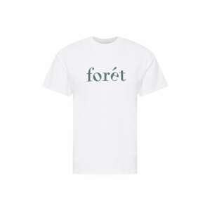 forét T-Shirt  biela / trávovo zelená