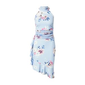 Sistaglam Šaty 'LEONA'  kráľovská modrá / svetlomodrá / pitaya / svetloružová / biela