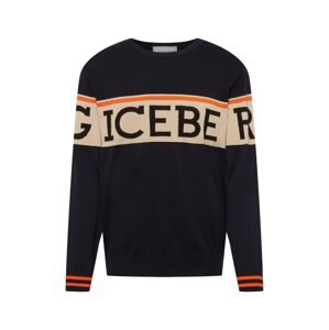 ICEBERG Pullover  čierna / béžová / oranžová