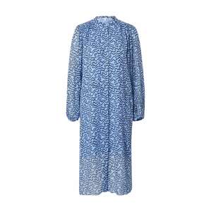 SECOND FEMALE Košeľové šaty 'Aronia'  námornícka modrá / svetlomodrá