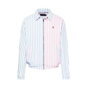 Polo Ralph Lauren Prechodná bunda 'BAYPORT'  biela / ružová / svetlomodrá / trávovo zelená