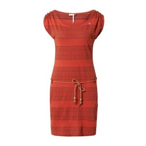 Ragwear Letné šaty 'CHEGO'  oranžovo červená / čierna