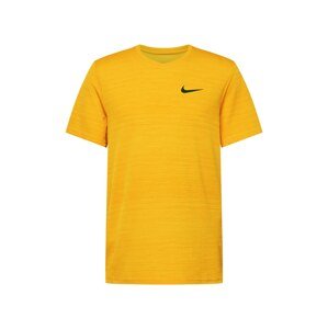 NIKE Funkčné tričko 'Superset'  zlatá žltá / sivá