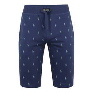 Polo Ralph Lauren Pyžamové nohavice  námornícka modrá / svetlomodrá / zelená