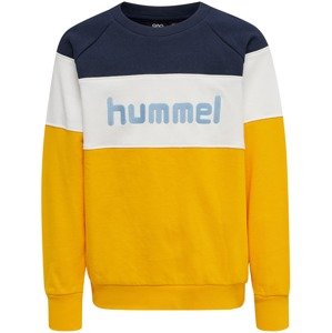 Hummel Športová mikina  žltá / biela / modrá / svetlomodrá