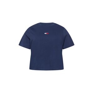 Tommy Jeans Curve Tričko  námornícka modrá / ohnivo červená / biela
