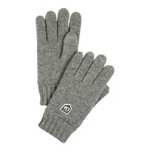 Hestra Prstové rukavice  sivá / biela / čierna