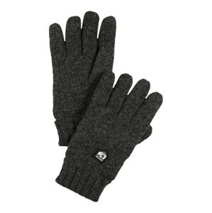 Hestra Prstové rukavice  tmavosivá / biela / čierna