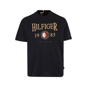 Tommy Hilfiger Big & Tall Tričko  zlatá / červená / biela / tmavomodrá