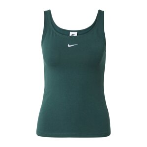 Nike Sportswear Top  tmavozelená / biela