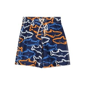 GAP Plavecké šortky  azúrová / biela / oranžová / námornícka modrá