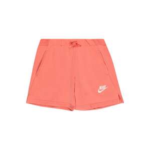 Nike Sportswear Nohavice  svetloružová / biela