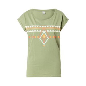 Iriedaily Tričko 'Hopi'  zelená / zmiešané farby