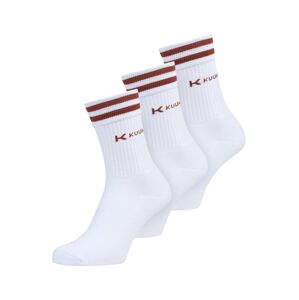 KUUNO Ponožky  červená / biela
