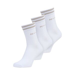 KUUNO Ponožky  béžová / biela