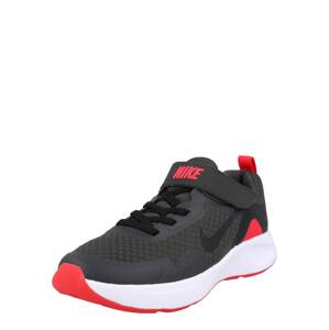 Nike Sportswear Tenisky  tmavosivá / svetločervená