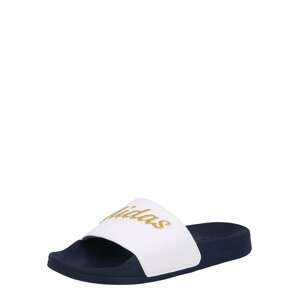 ADIDAS PERFORMANCE Plážové / kúpacie topánky  biela / námornícka modrá / zlatá žltá