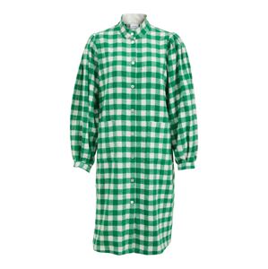 VILA Prechodný kabát 'Lulu'  zelená / prírodná biela