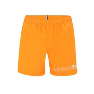BOSS Casual Plavecké šortky 'Dolphin'  oranžová / biela