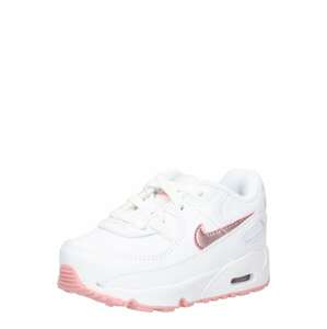 Nike Sportswear Tenisky 'AIR MAX 90 LTR (TD)'  biela / ružová