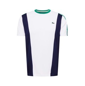 Lacoste Sport Funkčné tričko  biela / zelená / námornícka modrá / červená