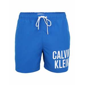 Calvin Klein Plavecké šortky  modrá / biela