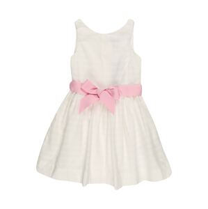 Polo Ralph Lauren Šaty  biela / šedobiela / ružová