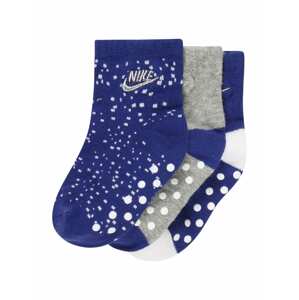 Nike Sportswear Ponožky  kráľovská modrá / sivá / biela