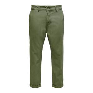 Only & Sons Chino nohavice 'Kent'  olivová