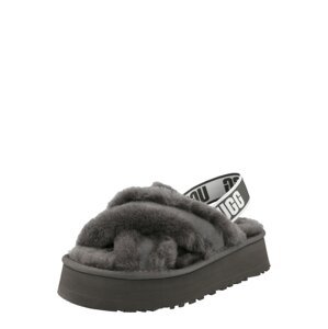 UGG Sandále  sivá / čierna / biela