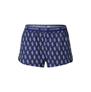 Calvin Klein Underwear Pyžamové nohavice  svetlosivá / modrá