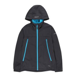 ICEPEAK Outdoorová bunda 'KLINE'  čierna / modrá / azúrová