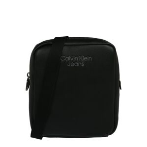 Calvin Klein Jeans Taška cez rameno  čierna / grafitová