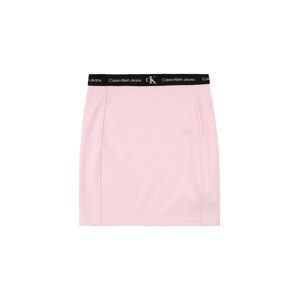 Calvin Klein Jeans Sukňa  ružová / čierna / biela