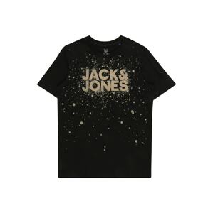 Jack & Jones Junior Tričko  čierna / púdrová