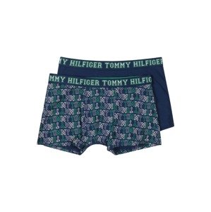 Tommy Hilfiger Underwear Nohavičky  tmavomodrá / biela / zelená