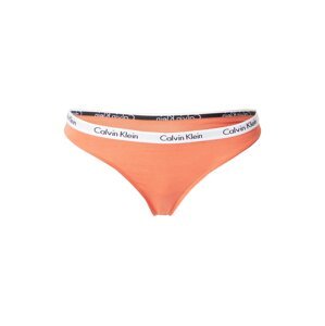 Calvin Klein Underwear Tangá 'Carousel'  biela / čierna / oranžovo červená